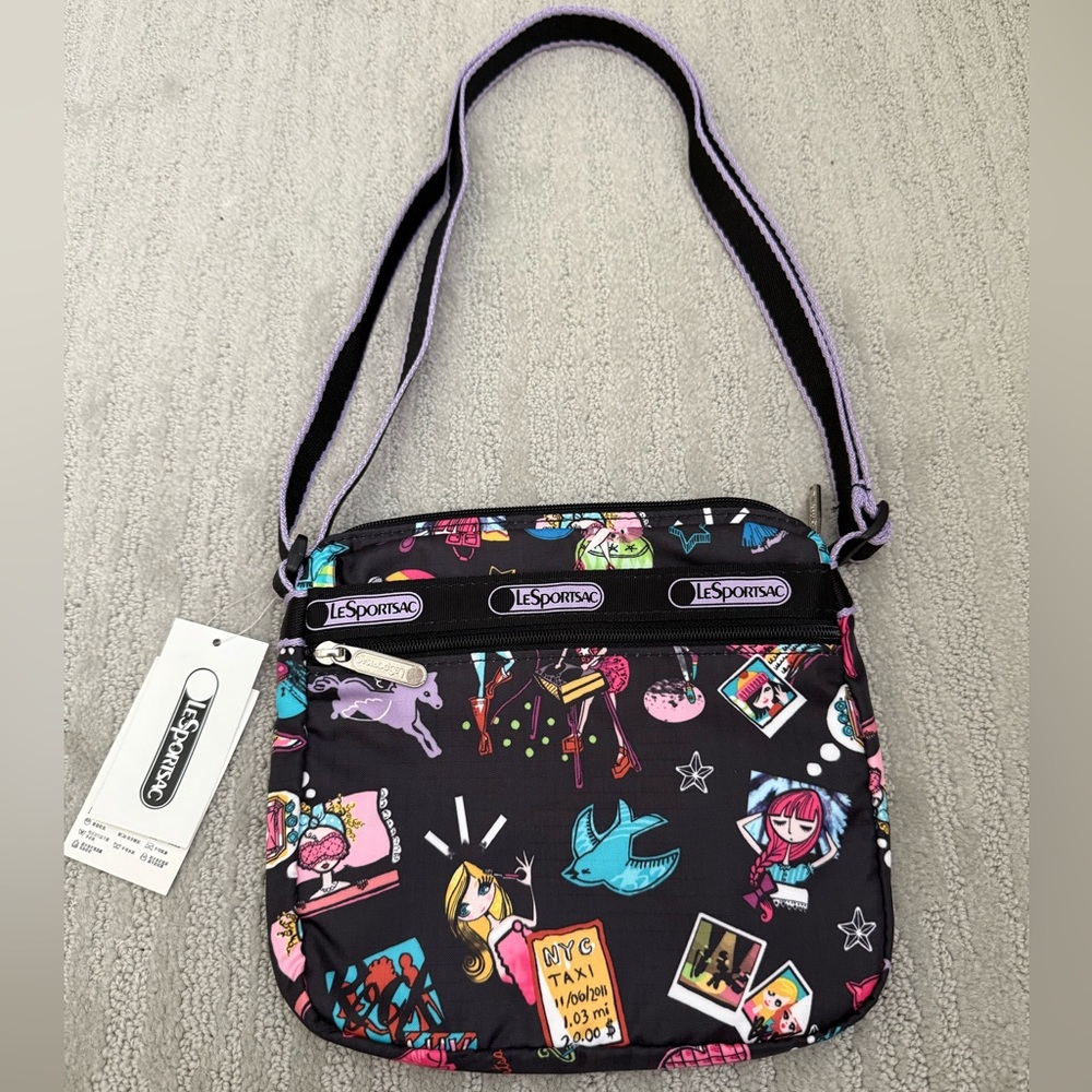 NWT-LeSportSac Shellie Crossbody bag/purse, adjustable strap —rare find